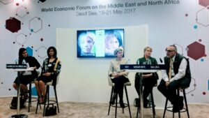 HRH Dana Firas at the World Economic Forum on the Middle East and North Africa, Panel discussion on Culture