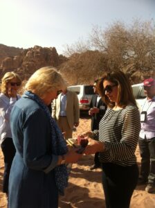  HRH Dana Firas accompanying HM Queen Consort Camilla